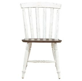 Al Fresco Graphite and Whitestone Side Chair Set of 2