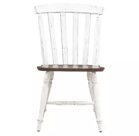 Al Fresco Graphite and Whitestone Side Chair Set of 2
