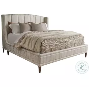 Rendezvous Biscayne Performance Fabric King Upholstered Savoy Bed