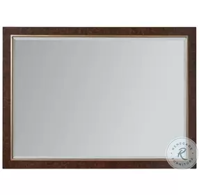 Rendezvous Walnut Rectangular Barnett Mirror