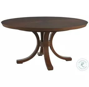 Rendezvous Walnut Round Extendable Warwick Dining Table