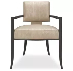 Reserved Seating Oatmeal Upholstered Arm Chair