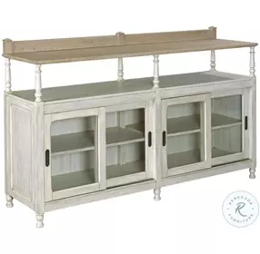 Ashbourne Cornwall Sun Washed And Driftwood Credenza