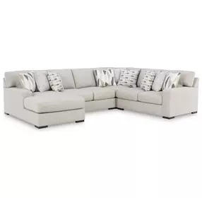 Laurelgrove Pebble 4-Piece Chaise Sectional