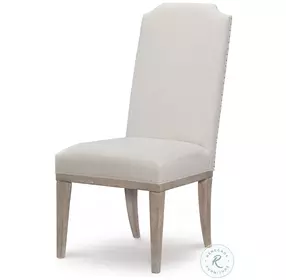 Monteverdi Beige Upholstered Host Side Chair Set Of 2