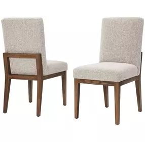 Dovetail Gray Performance Fabric Upholstered Side Chair