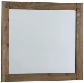 Dovetail Natural Rectangular Dresser Mirror