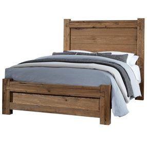 Dovetail Natural Queen Poster Bed