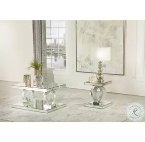 Breena Mirror Occasional Table Set