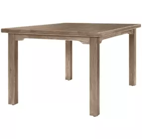 Dovetail Bleached White 60" Rectangular Dining Table