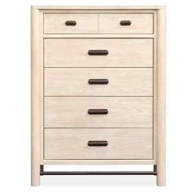 Sunset Cove Sanibel Brown 5 Drawer Chest