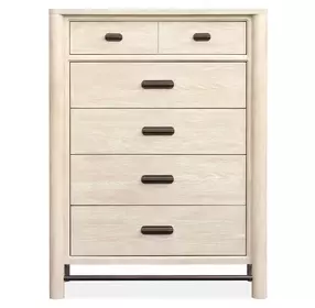 Sunset Cove Sanibel Brown 5 Drawer Chest