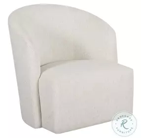 Bastion Pearl Upholstered Swivel Chair