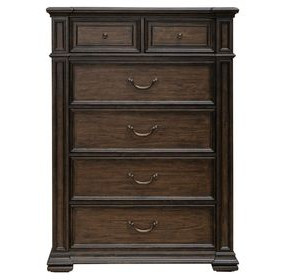 Provence Park Chateau Brown 6 Drawer Chest