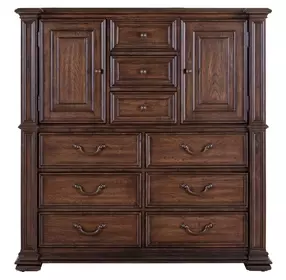 Provence Park Chateau Brown 9 Drawer Dressing Chest