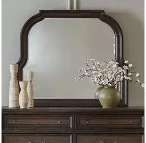 Provence Park Chateau Brown Arched Mirror