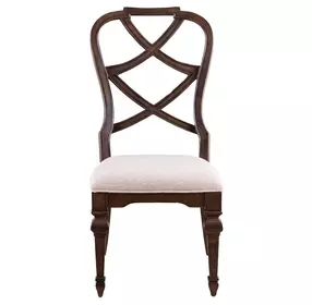 Provence Park Cream X Back Upholstered Side Chair Set of 2