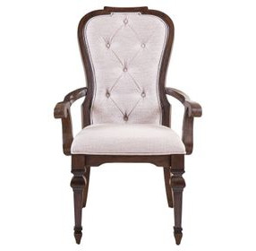 Provence Park Cream Upholstered Arm Chair Set of 2