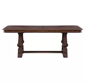 Provence Park Chateau Brown 102" Extendable Rectangular Dining Table