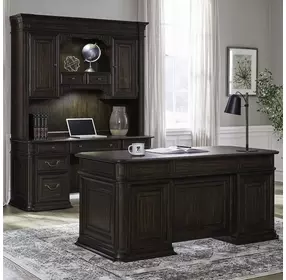 Providence Park Chateau Brown Jr Executive Home Office Set