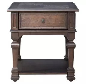 Provence Park Chateau Brown Rectangular End Table