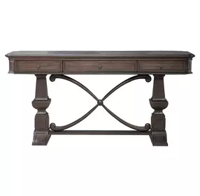 Provence Park Chateau Brown Rectangular Sofa Table