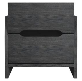 Darby Midnight Blue 2 Drawer Nightstand with USB Charging