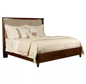 Spectrum Amaretto Queen Upholstered Panel Bed
