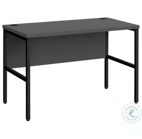 7731 Gray And Black 48" Computer Desk