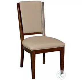 Elise Amaretto Spectrum Upholstered Side Chair Set of 2