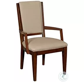 Elise Amaretto Spectrum Upholstered Arm Chair Set of 2