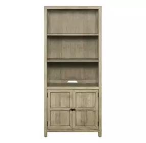 Proximity Place Barley Buff 2 Door Bunching Bookcase