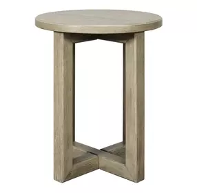 Proximity Place Barley Buff Round Chairside Table