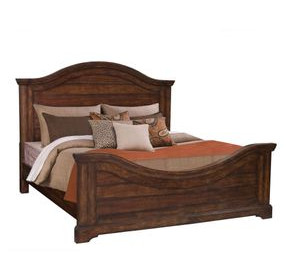Stonebrook Tobacco King Panel Bed