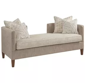 La Costa Brown and Gray Sebastian 79" Settee