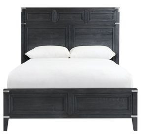 Laguna Weathered Steel Queen Panel Bed