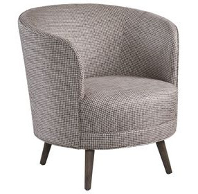 Zanzibar Sandstone Upholstered Torrington Swivel Accent Chair