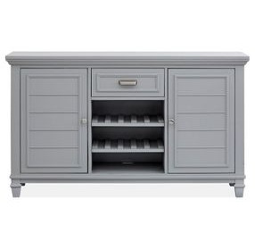 Harborwick Harbor Gray 2 Door Server