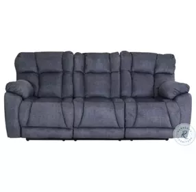 Wild Card Brady Charcoal Power Headrest Zero Gravity Reclining 92" Sofa with USB ports