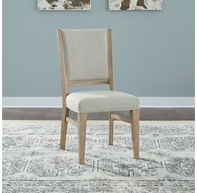 Brentwood Taupe Upholstered Side Chair Set of 2