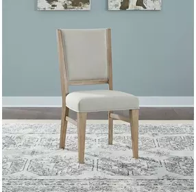 Brentwood Taupe Upholstered Side Chair Set of 2