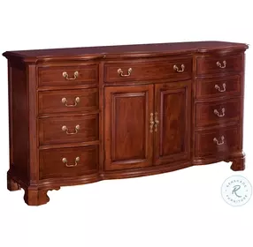 Cherry Grove Classic Antique Cherry Door Triple Dresser