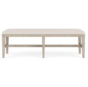 Bennett Cream Upholstered Dining Bench