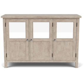 Bennett Frosted Gray 3 Door Buffet