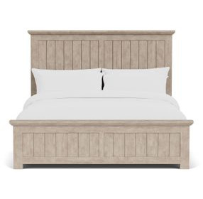 Bennett Frosted Gray Queen Panel Bed