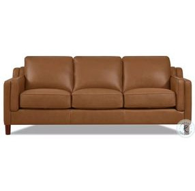 Isla Cognac Leather 84" Sofa