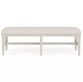 Glenndale Cream Upholstered Dining Bench
