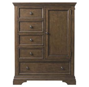 Olivia Rosewood 5 Drawer Chifferobe