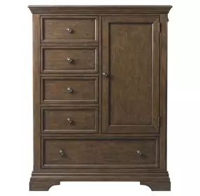 Olivia Rosewood 5 Drawer Chifferobe