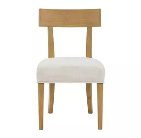 Oakmere Beige Upholstered Side Chair Set of 2
